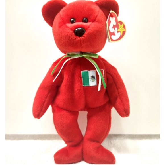 * Vintage * Rare * Ty Beanie Baby 'Osito the Bear' (1999) Details in Desc. - Picture 6 of 7